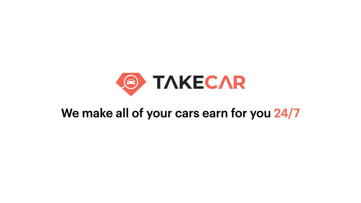 TakeCar motto and logo
